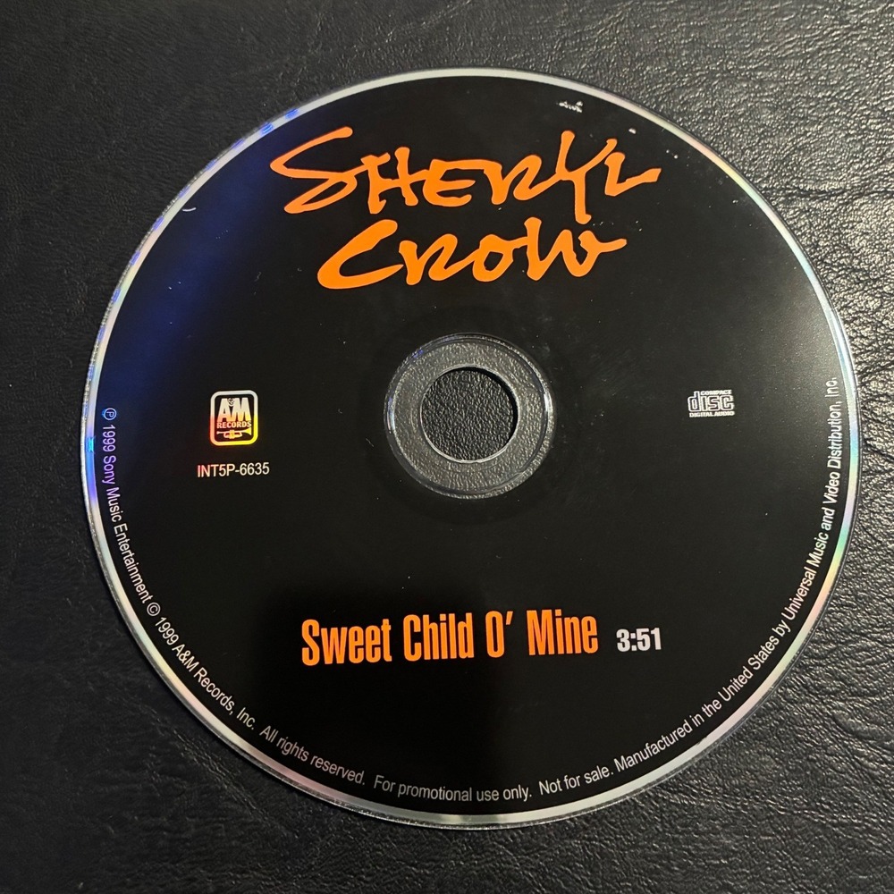 Sheryl Crow Sweet Child O' Mine 1999 Promo CD Single INT5P-6635 Rock Pop